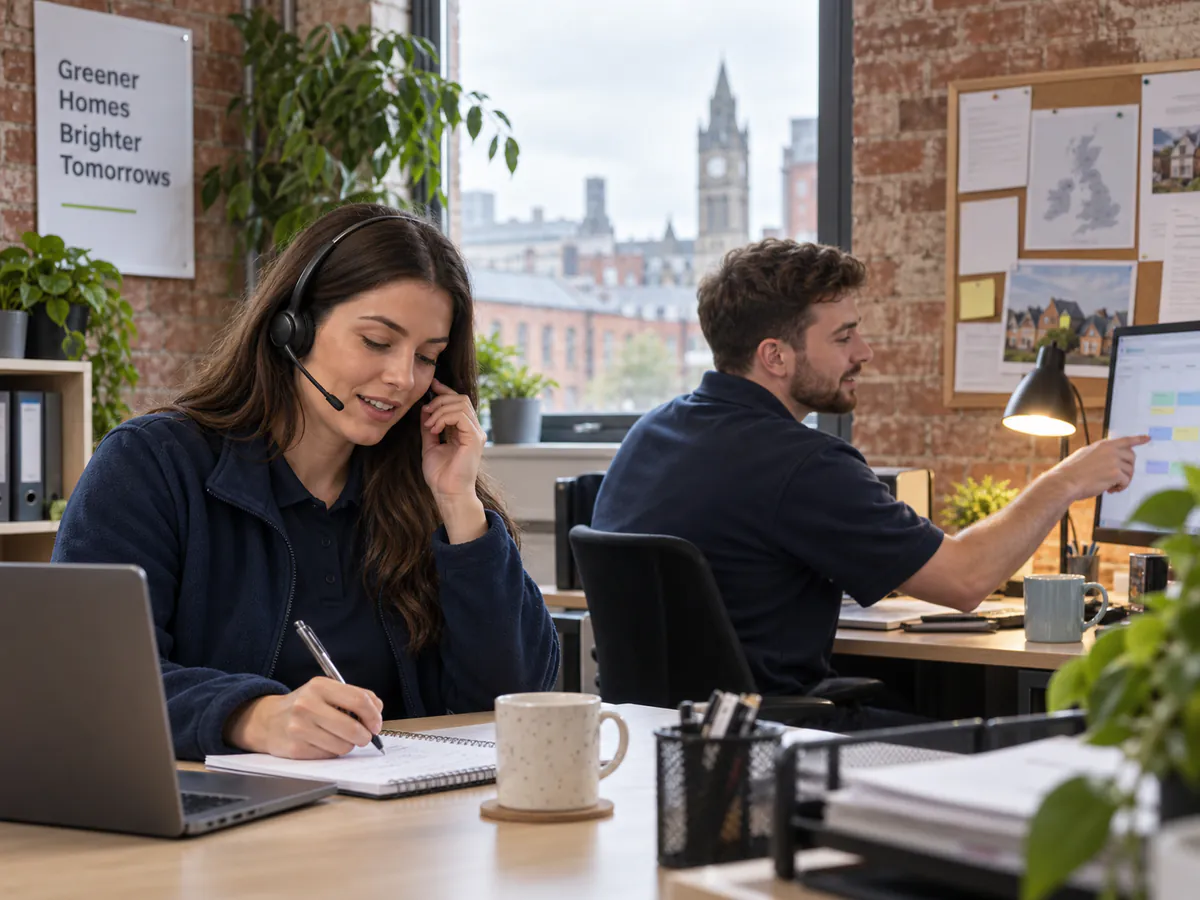 EPCExpress booking team at work in the office